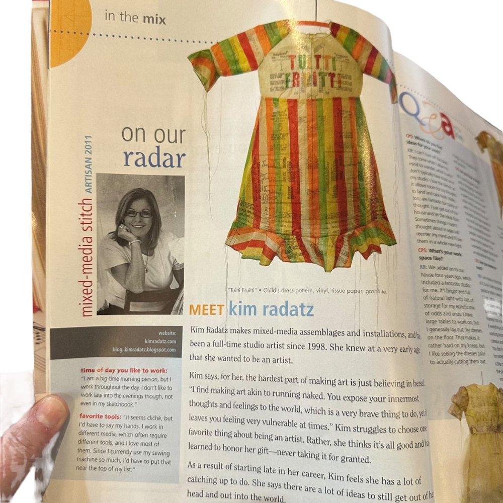 Cloth Paper Scissor Collage Mixed Media Artistic Discovery 3 Magazine Set Craft - Picture 4 of 16